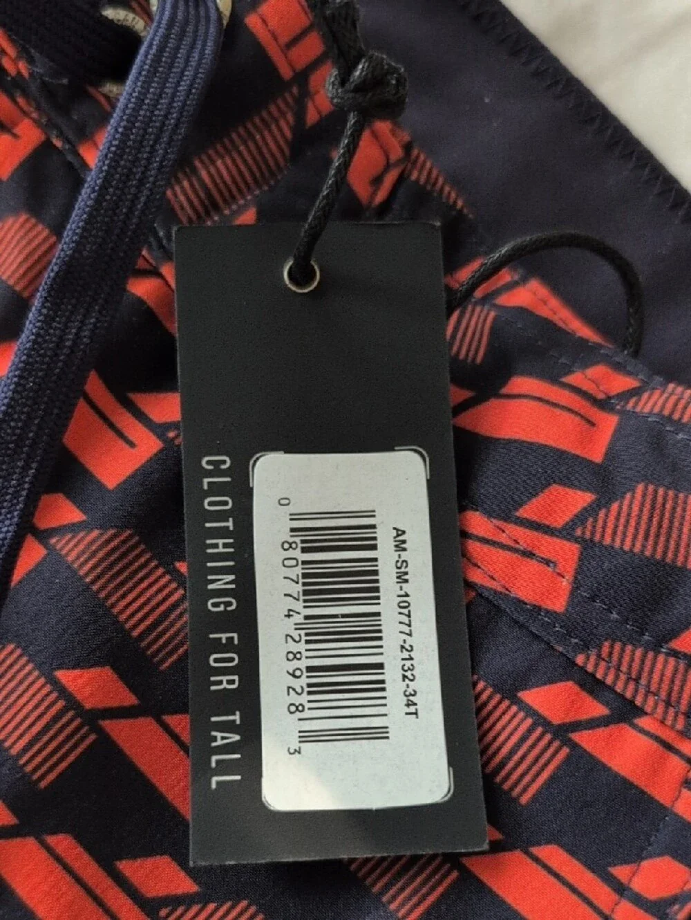 Amercan Tall Men's New Shorts  - Size 34 Tall